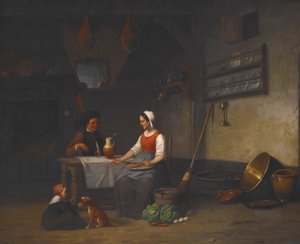 Interieur scène door Charles Venneman